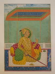 Maharaja Ajit Singh, Maalaus, Mehrangarhin linnake, Jodhpur, Rajasthan, Intia, Aasia (kuva) tekijältä Unbekannter Künstler