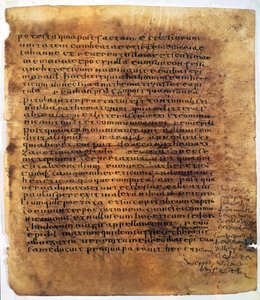 Käsikirjoituskäärö: palimpseste. tekijältä Unbekannter Künstler