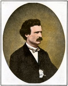 Mark Twain (1835-1910) toimittajana Virginia Cityssä, Nevadassa: Territorial Enterprise tekijältä Unbekannter Künstler