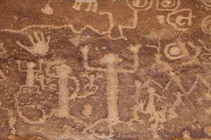 Mesa Verde, American Petroglyphs Anasazi tai Pueblon esi-ihmiset