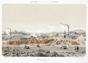 Kaivostoiminta, metallimalmit, sinkkimalmi, neutraali Moresnet (Moresnet neutraali) tekijältä Unbekannt