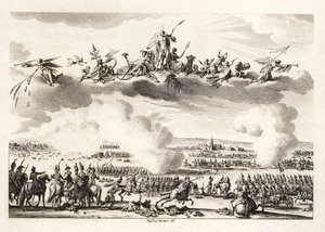 Napoleon Bonaparte, Ranskan tasavallan ensimmäinen konsuli, Ranskan armeijan komentaja Marengon taistelussa tekijältä Unbekannt