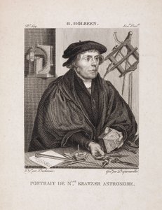 Nicholas Kratzer, saksalainen tähtitieteilijä, noin 1528 tekijältä Unbekannt