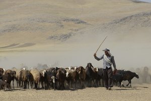 Nomaditeltat Tamarin ja Ashkhanehin välillä, Iran 2022 (valokuvaus) tekijältä Unbekannter Künstler