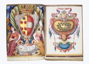 Sivuja Philipp Hainhoferin albumilta Amicorum, 1596-1633 tekijältä Unbekannt