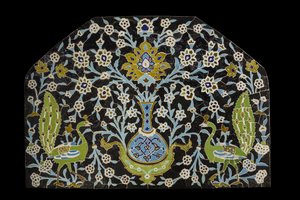 Peacock paneeli. Iran, Isfahan (?) tekijältä William M. Timlin