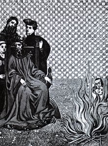 Philip II Ranskalainen tuomitsi ranskalaisen teologin Amauryn opetuslapset. tekijältä Unbekannt