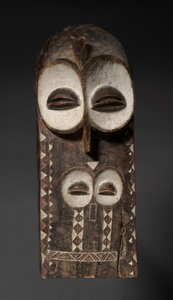 Plank Mask, mahdollisesti 1900-luvun alussa tekijältä Unbekannt