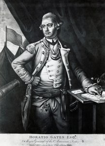 Horatio Gatesin muotokuva (kaiverrus) tekijältä Unbekannt