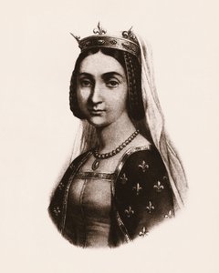 Muotokuva Ranskan kuningattaresta Jeanne d