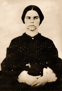 Olive Oatmanin muotokuva, n. 1857 (kuva) tekijältä Unbekannt