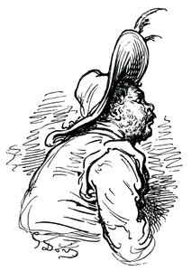 Sancho Panzan muotokuva tekijältä Unbekannter Künstler