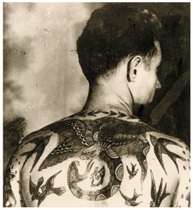 Tom Stephenin muotokuva, Bert Grimmin tatuoima, noin 1942 (kuva). tekijältä Unbekannter Künstler