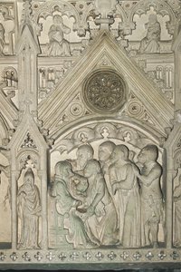Portugali - Alcobaça. Ines de Castron hauta Santa Marian luostarissa. tekijältä Benjamin Baud