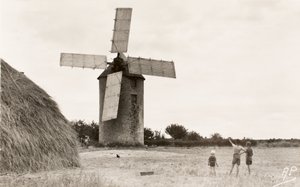 Postikortti / Moulin de Kervoyal / Finistere / Bretagne / Ranska tekijältä William M. Timlin
