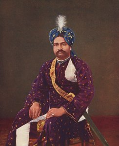 Prinssi Sher Zaman Syntynyt 1881 ; Prinssi ja Rasul Khanin ensimmäinen poika ; Kuva otettu 1900-luvun alussa ; Junagadh ; Gujarat ; Intia ; Intia tekijältä Unbekannter Künstler