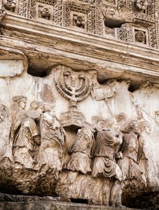 Kulkutaulu Tituksen kaarella, Forum Romanum, Rooma, Italia (m/v kuva) tekijältä Unbekannt