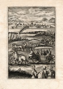 Procesiune cu lutisti, Paris, c.1650 (gravură) finlandeză tekijältä Unbekannter Künstler