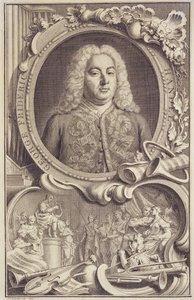RM 7.f.5 George Frederick Handel (1685-1759), "Israel in Egyptin" etulevy, kaiverrus Jacobus Houbraken (1698-1780) tekijältä Unbekannter Künstler