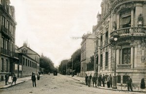 Reims: Lundy Boulevard, Ceres Esplanade 1900-luvun alussa (postikortti) tekijältä Benjamin Baud