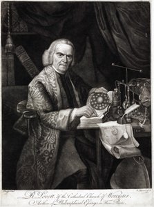 Richard Lovett, brittiläinen fyysikko, n. 1750-1780 tekijältä Unbekannt