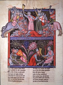Roland puhaltaa torvea Ronceveaux