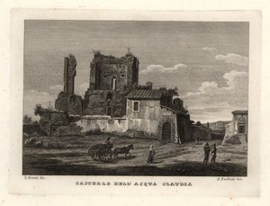 Aqua Claudian akveduktin rauniot, Castelo dell