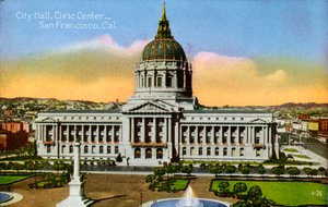 San Francisco: City Hall, Civic Center tekijältä Unbekannter Künstler
