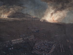 Taistelupiirros Napoleonin sodista tekijältä Unbekannter Künstler