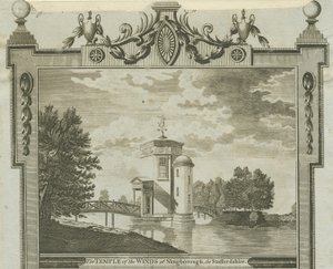 Shugborough - Tuulien temppeli: kaiverrus, nd [c 1770] tekijältä Unbekannt