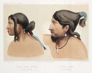 Etelä-Amerikan intiaanit, n. 1843-1847 tekijältä Unbekannt