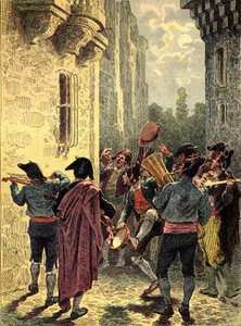 Espanjalainen serenadi. Kaiverrus teoksessa "The Peoples of the Earth" 1890. tekijältä Unbekannter Künstler