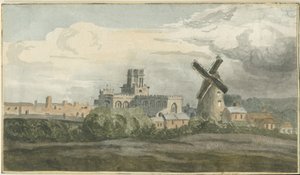 Stafford - North West View: vesivärimaalausta ja [?1800-luku] tekijältä Unbekannt