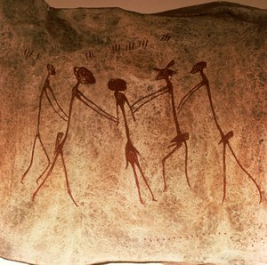 Tansania, Dodoma, Kondoa Irangi, kalliomaalauksia