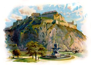 Castle Rock, Edinburgh tekijältä Unbekannter Künstler