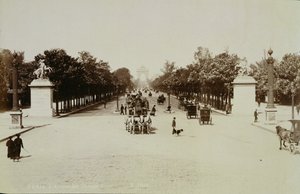 Champs Elysees, Pariisi (seepiakuva) tekijältä Unbekannt