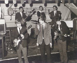 Rolling Stones lavalla Station Hotelissa, Richmondissa tekijältä Unbekannt