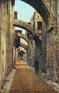 Ristin vaiheet, Jerusalem, 1900-luvun alku (postikortti). tekijältä Unbekannter Künstler