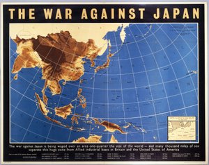 Sota Japania vastaan, juliste, vuodelta 1944 tekijältä Unbekannt