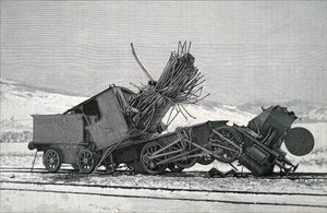 Suuren junaonnettomuuden seuraukset. tekijältä Unbekannt