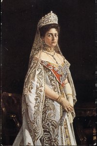 Tsaarina Aleksandra Fjodorovna (1872-1918). tekijältä Unbekannter Künstler