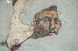 Two Athletes Mosaic, Samandagista, Turkista tekijältä Unbekannt