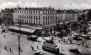 Näkymä Jean Jauresin risteyksestä Toulousessa, Haute Garonne - postikortti 1910 n. Yksityiskokoelma tekijältä Unbekannter Künstler