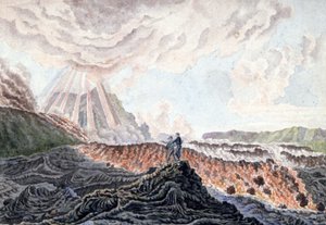 Piton de la Fournaise -vuorenpurkaus, Réunionin saari tekijältä Unbekannter Künstler