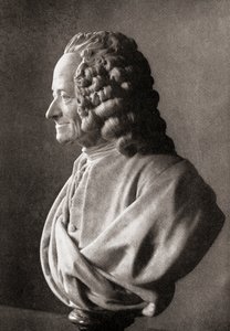 Voltaire, kirjasta The Story of Philosophy, julkaistu 1926 (litho) tekijältä Unbekannt