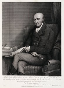 William Hyde Wollaston, englantilainen kemisti ja metallurgi, n. 1810-luku tekijältä Unbekannt