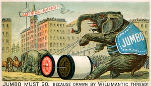 Willimantic Thread - 1800-luvun lopun mainos tekijältä Unbekannter Künstler