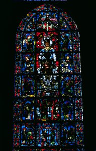 Ikkuna, joka kuvaa Notre Dame de la Belle Verrierea eteläkuorossa tekijältä Unbekannt