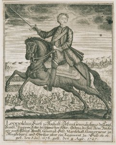 Preussin armeijan komentaja Leopold I. Anhalt-Dessaun prinssi