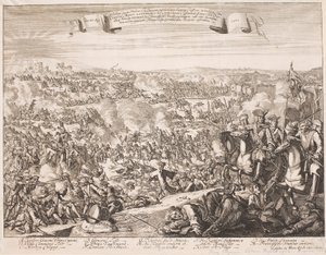 Esite Luzzaran taistelusta vuonna 1702